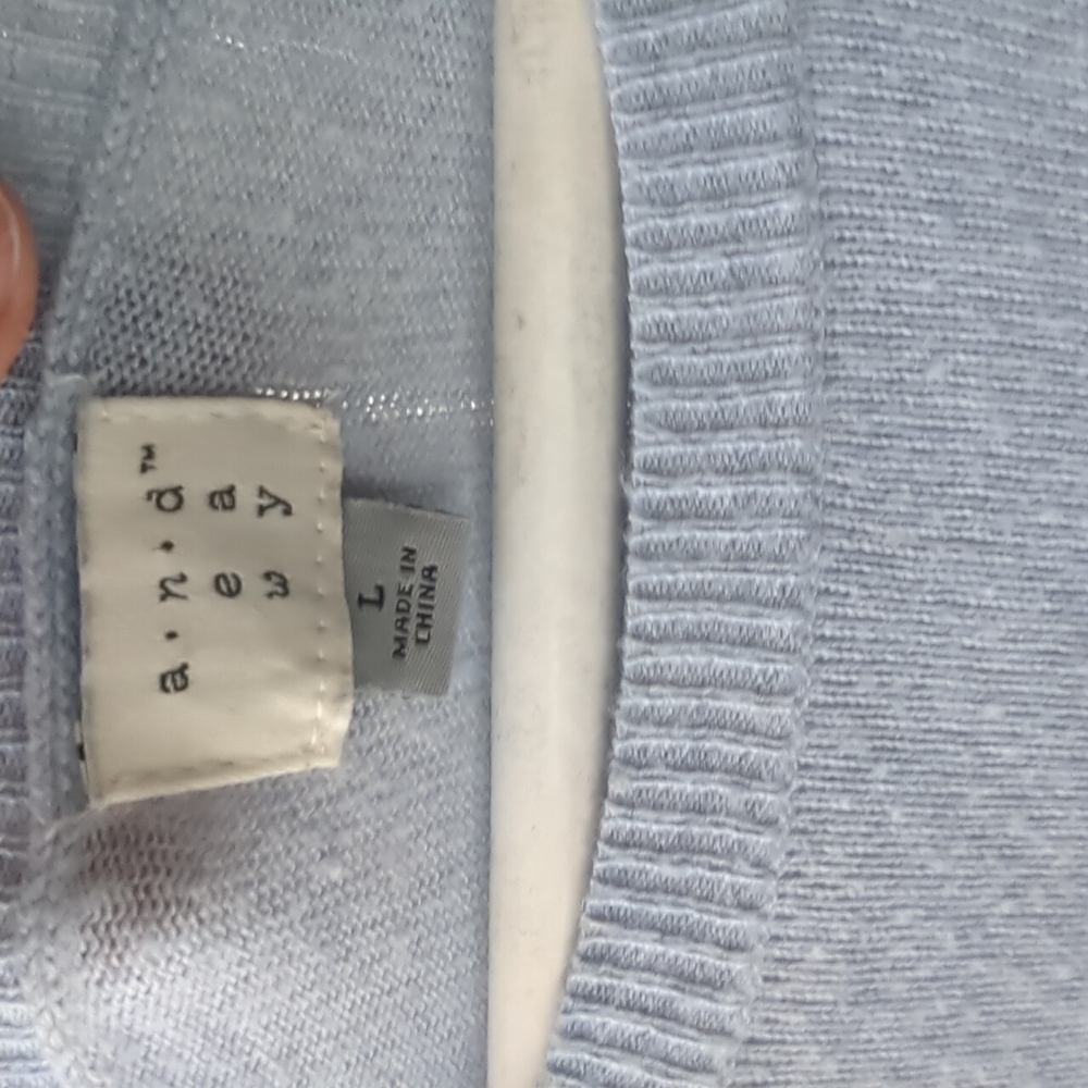 A New Day blue sweater - Picture 2 of 2
